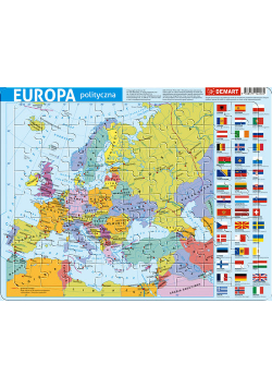 Puzzle ramkowe - Europa administracyjna