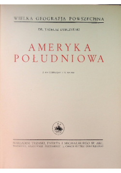 Ameryka Południowa 1935 r.