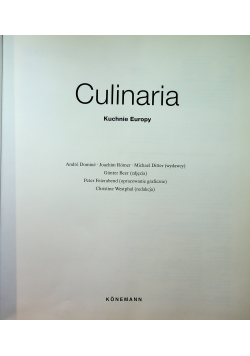 Culinaria Kuchnie Europy