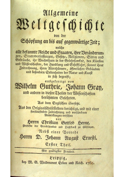 Allgemeine Weltgeschichte 1765r