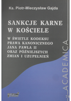Sankcje karne w kościele