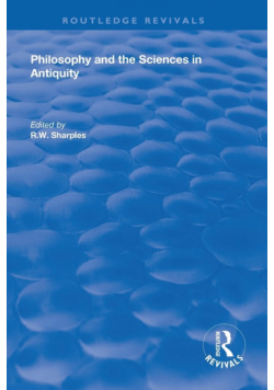 Philosophy and the Sciences in Antiquity