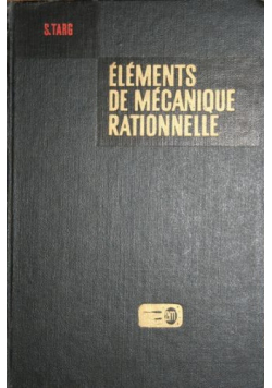 Elements de mecanique rationnelle