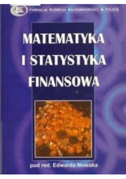 Matematyka i statystyka finansowa
