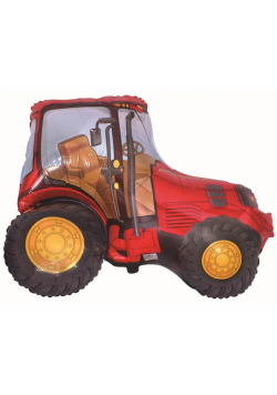 Balon foliowy Traktor czerwony 75x94cm