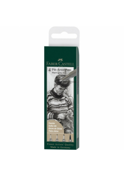 Cienkopisy Pitt Artist Pen warm grey IV 4szt