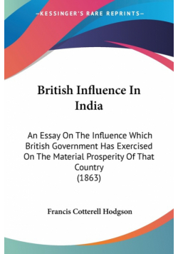 British Influence In India