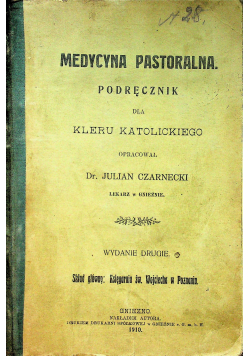 Medycyna pastoralna 1910 r
