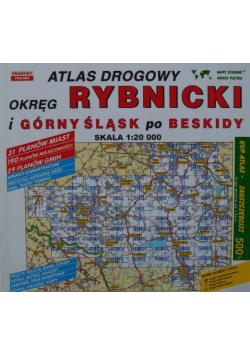 Atlas Drogowy okręg Rybnicki i Górny Śląsk po Beskidy
