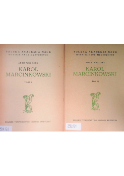 Karol Marcinkowski Tom 1 i 2