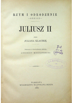 Juliusz II 1900 R.