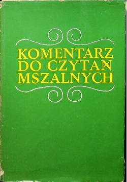 Komentarz do czytań mszalnych
