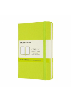 Notes Classic P 9x14 gładki 192str TW lemon green
