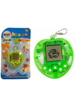 Gra elektroniczna tamagotchi zielona