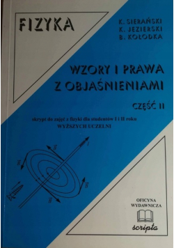 Fizyka wzory i prawa z objaśnieniami Część II