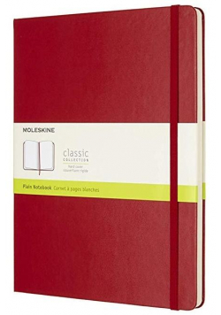 Notes Classic 19x25 tw. gładki czerwony