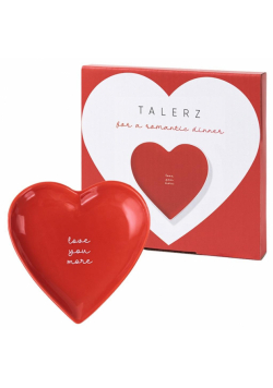 Talerzyk w kształcie serca Love You More