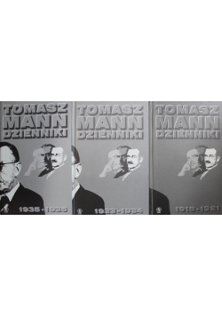 Tomasz Mann dzienniki 3 tomy