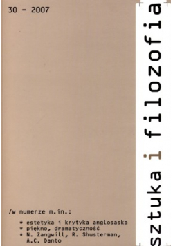 Sztuka i filozofia nr 30