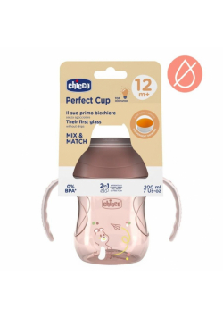 Kubek 360` do nauki samodzieln picia 200ml brzoskw