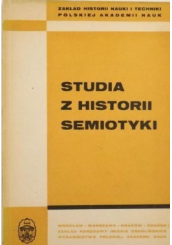 Studia z historii semiotyki