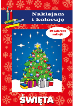 Święta Naklejam i koloruję