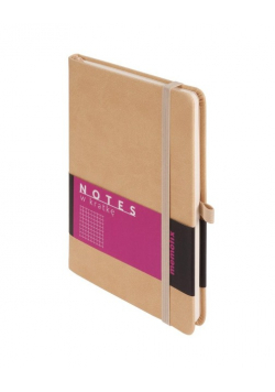 Notes Memofix B6 kratka beżowy