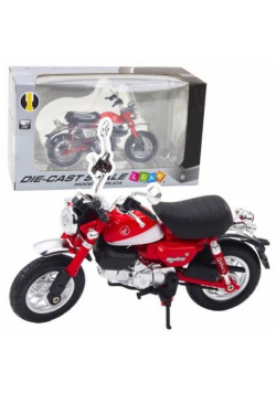Motocykl retro czerwony 1:12