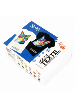 Farby do tkanin 12x20 ml