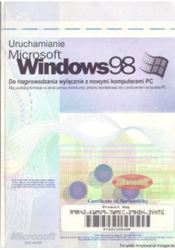 Uruchamianie Microsoft Windows 98