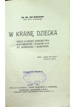 W krainę dziecka 1911 r.