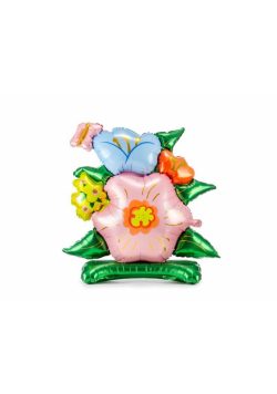 Balon foliowy kwiaty 100x116cm