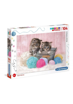 Puzzle Supercolor Sweet Kittens 104