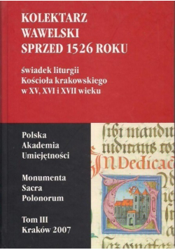 Kolektarz wawelski sprzed 1526 roku