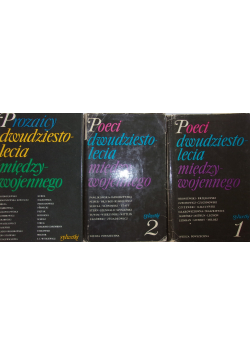 Poeci dwudziestolecia międzywojennego zestaw 3 książek