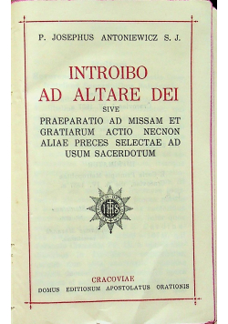 Introibo ad Altare Dei 1937 r
