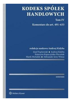 Kodeks spółek handlowych T.4