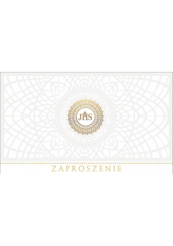 Zaproszenie PMZ-057 Komunia (5 szt.)