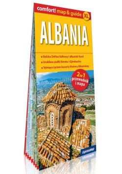 Albania laminowany map&guide (2w1: przewodnik i mapa)