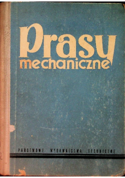 Prasy mechaniczne