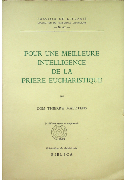 Pour une meilleure intelligence de la Pierre Eucharistique