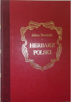 Herbarz Polski reprint z 1901 r