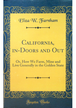 California in doors and out reprint z 1856 r
