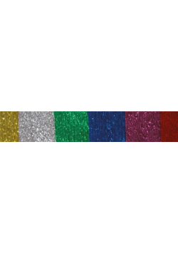 Bibuła Alukrepp mix (6szt)