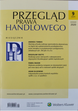 Przegląd prawa handlowego nr 9