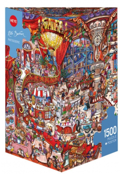 Puzzle 1500 Cukiernia (Puzzle+plakat)