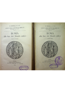 Roma alla fine del Mondo antico 2 Tomy 1899 r.