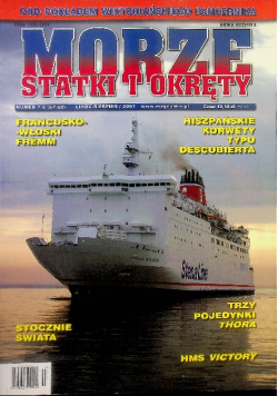 Morze statki i okręty nr 7 - 8/ 07