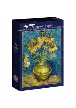 Puzzle 1000 Kwiaty w miedzianym wazonie, Vincent