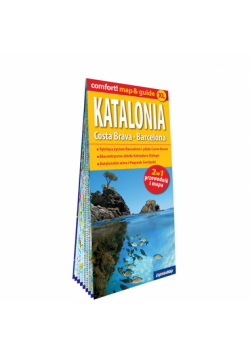 Katalonia laminowany map&guide XL 2w1 przewodnik i mapa